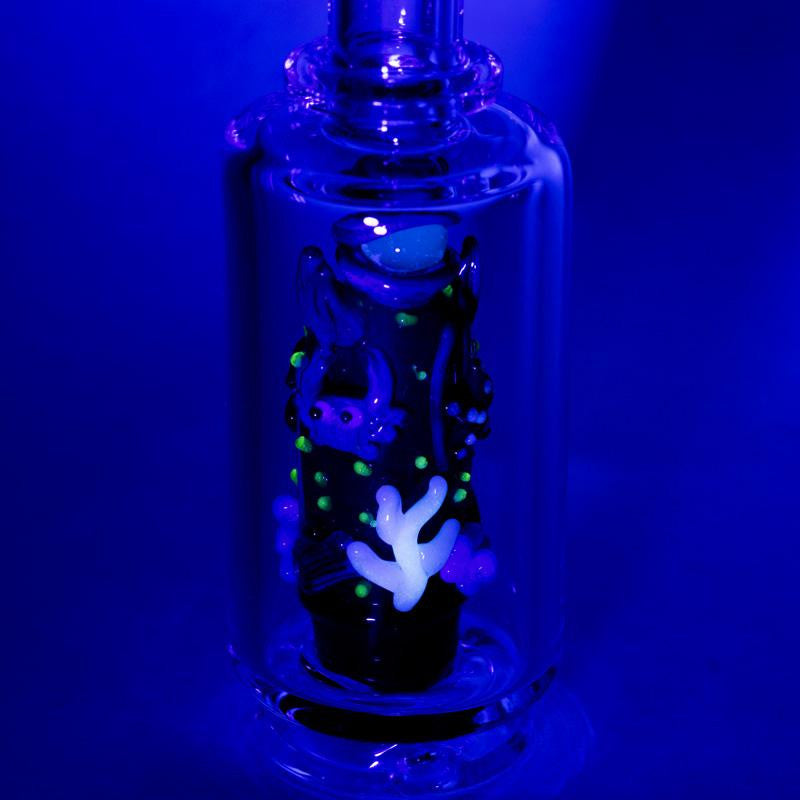 (US Made) Save the Seas UV Reactive Puffco Peak Attachment