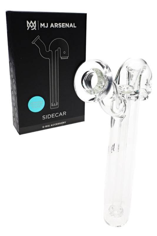 MJ Arsenal Sidecar Puffco Pivot Glass Attachment Installed