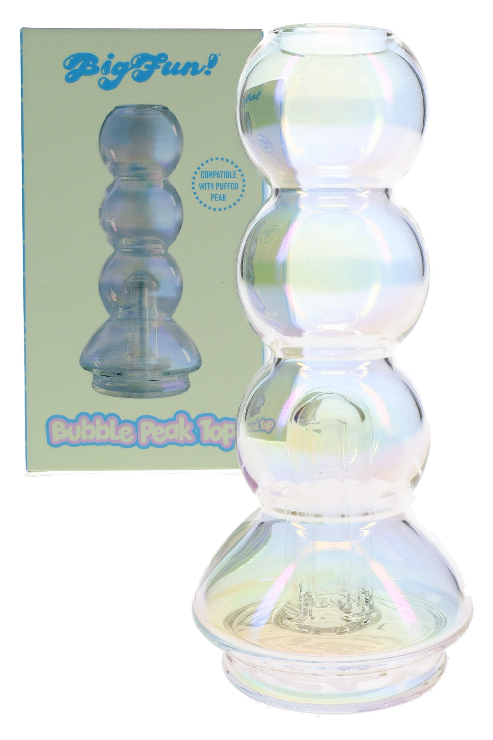 BigFun! Iridescent Bubble Puffco Peak Top