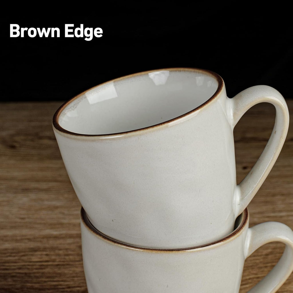 ONE of ONE Ocean Coffee Mug Set of 4 - Cappuccino White