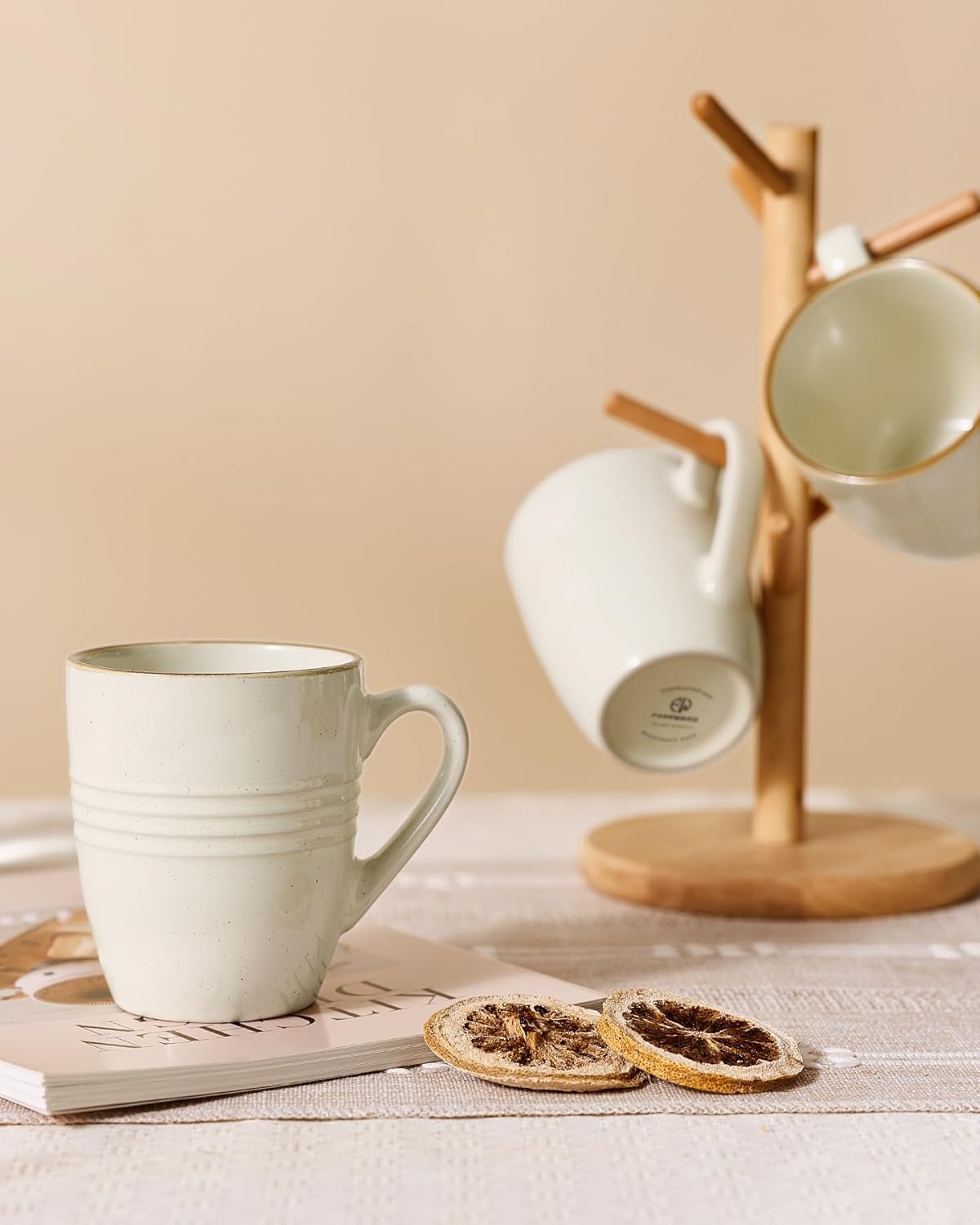 ONE of ONE Jupiter Coffee Mug Set of 4 - Vanilla White