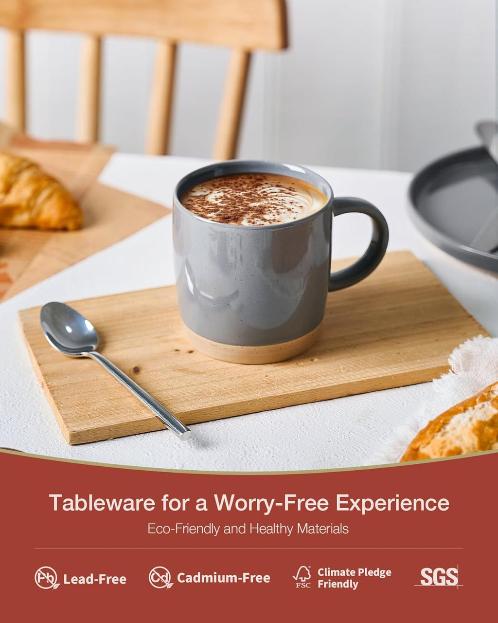 ONE of ONE Milkyway Coffee Mug Set of 4 - Dark Grey