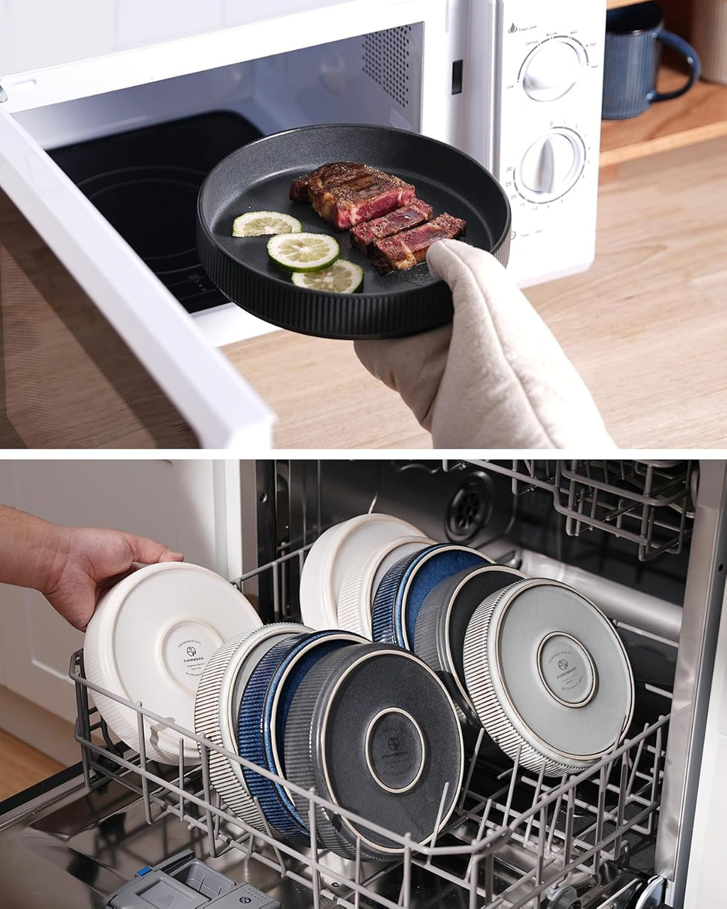 ONE of ONE 7.5" Star Pasta Bowl Set of 4 - Matte Dark Charcoal