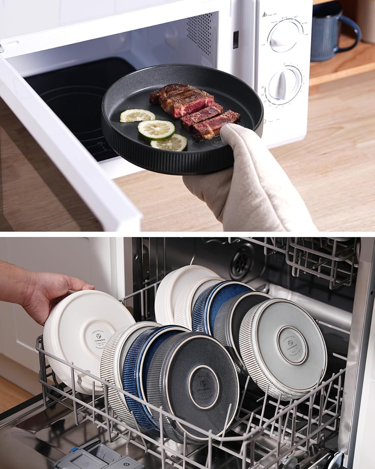 ONE of ONE 7.5" Star Pasta Bowl Set of 4 - Matte Dark Charcoal