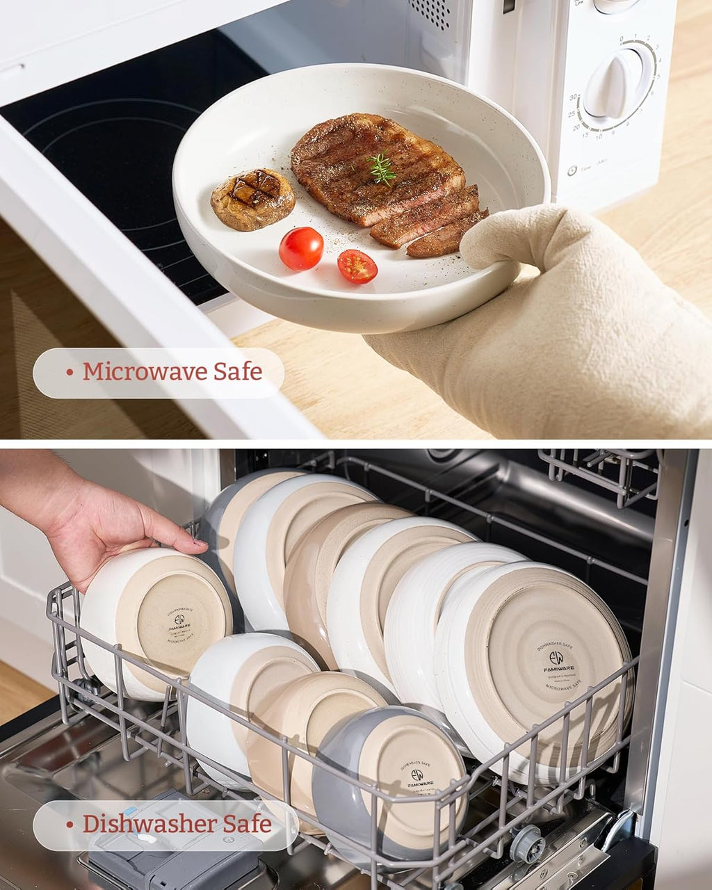 One of ONE 8.25" Milkway Pasta Bowl Set of 4 - White