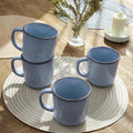 ONE of ONE Moonlight Coffee Mug Cup Set of 4 - Blue