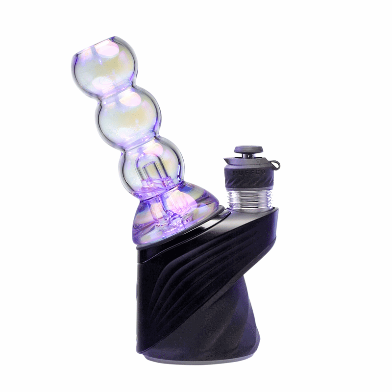 BigFun Iridescent Bubble Puffco Peak Glass Attachment