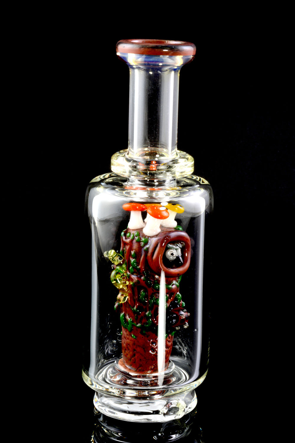 (US Made) Renew the Redwood UV Reactive Puffco Peak Attachment