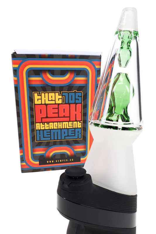 HEMPER That 70's Lava Lamp Glass Attachment for Puffco Peak