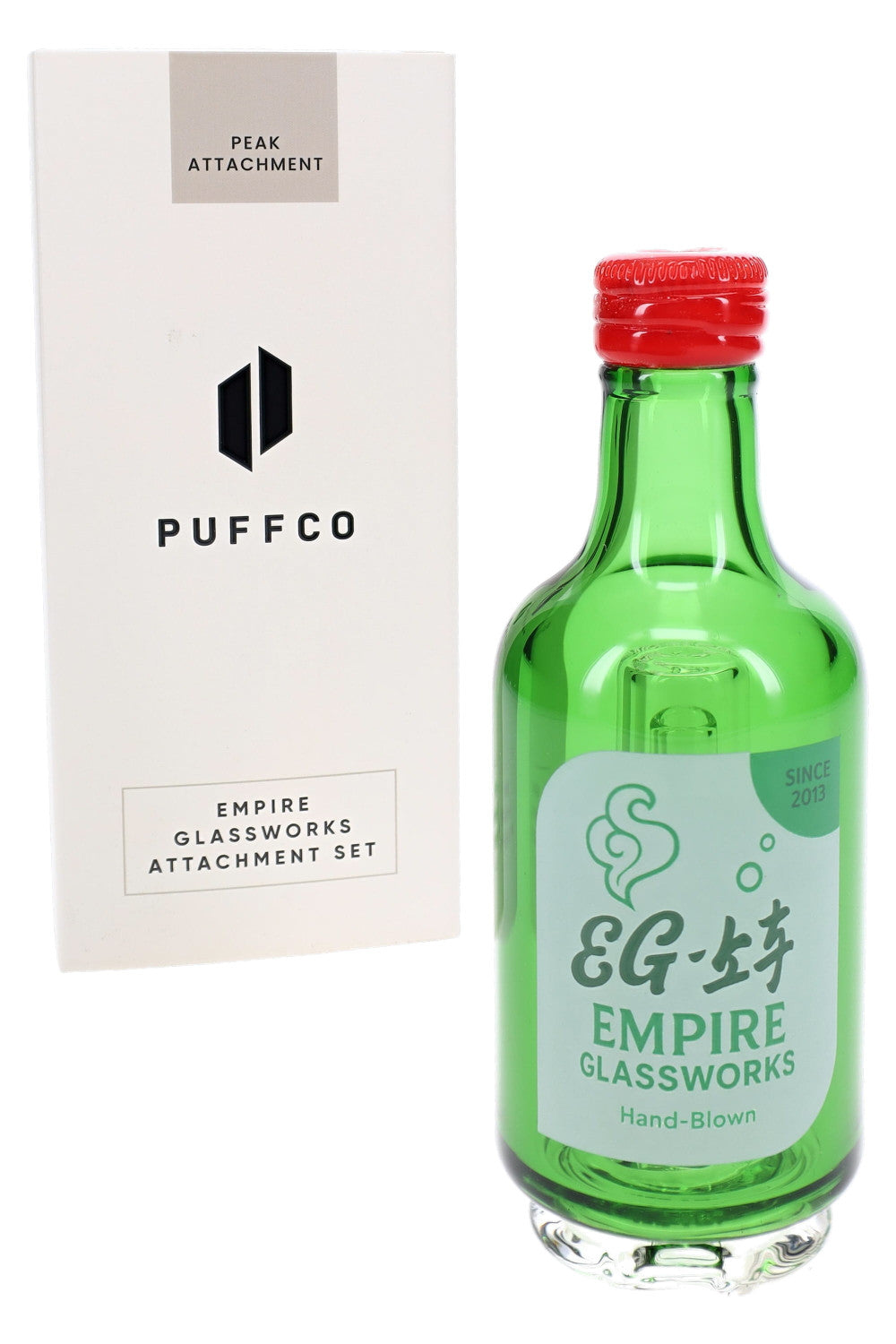 (US Made) Empire Glassworks Soju Bottle Puffco Peak Attachment